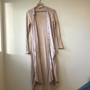Free people gauzy duster sweater